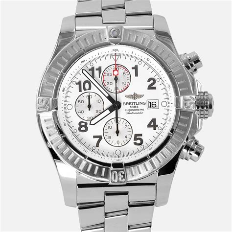 breitling avenger white face|Breitling Super Avenger .